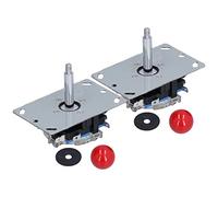 ANKROYU Manette de jeu professionnelle avec base réglable de haute précision avec micro mouvement pour jeux de et armoires rétro, ensemble de 2 joueurs avec éclairage LED