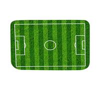 ANKROYU Mat à Porte Non Glisser PAET PAET Soft Durable Durable Absorbant Easy Clean Clean 3D Match Decor for Walle Sallow Chadow Polyester Green 40x60cm 50x80cm (40 * 60cm)