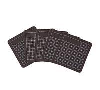 ANKROYU Mat de coupe auto-guérison 5pcs Mini Double Color PVC Cut Board 6x6cm pour le quilting Scrapbooking artistes artistes d'artisanat de protection portable