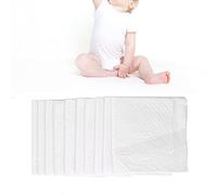ANKROYU Matelas à langer jetable pour bébé 10 pièces, matelas à langer jetables pour bébé, coussin d'urine pour nouveau-né imperméable non tissé, matelas à langer doux 17,7 x 13 pouces