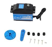 ANKROYU Mécanisme de direction en métal, Servo numérique étanche à haute Torsion 70KG pour accessoires de voiture 1/5 RC, engrenage entièrement métallique, roulement à billes 2BB