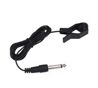 ANKROYU Microphone de contact professionnel à clipser, élément de micro à condensateur haute sensibilité avec câble long jack 6,35 mm pour guitare, violon, accordeur de violoncelle