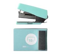 ANKROYU Mini agrafeuse Set Portable Creative Office Desktop Stapler avec Staples Metal Plastic Durable for School Office Workstation (Green à la menthe)