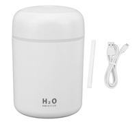 ANKROYU Mini humidificateur USB pour voiture avec lumières colorées, diffuseur de voiture portable, humidificateur silencieux, désodorisant compact pour véhicules, plastique ABS 78 (Blanche)