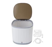 ANKROYU Mini machine à laver les tasses à thé, nettoyage automatique à 360 degrés, portable, rechargeable par USB, capacité de 4 L, conception compacte pour la maison, le bureau, l