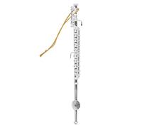 ANKROYU Mini modèle d'instrument de Musique élégant Finition Brillante, décoration de flûte Miniature réaliste pour la Maison, Le Bureau, l'artisanat en Alliage de qualité supérieu