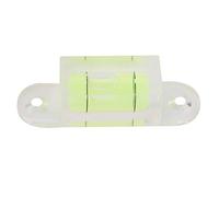 ANKROYU Mini outil à bulle de niveau à bulle avec trous de montage pour l'étalonnage horizontal de la balance Plate-forme de caméra électronique en plastique ABS transparent Couleu