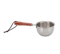 ANKROYU Mini poêle à beurre en acier inoxydable à chauffage rapide, petit pot à lait pour faire fondre le beurre, le fromage, le chocolat et faire de la sauce au sirop, idéal pour (L (71x5