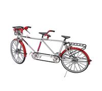 ANKROYU Modèle de Mini vélo Tandem, modèle de vélo Amovible, Mode Ornements de vélo en métal, modèle de vélo Miniature, vélo Tandem pour décorations de Bureau à Domicile