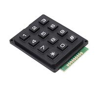 ANKROYU Module de Clavier 12 Touches 3x4, Clavier Poussoir pour projets de microcontrôleurs, Dispositif d'entrée Externe en Plastique ABS Compact, électronique de Bricolage