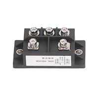 ANKROYU Module de diode de Puissance en Laiton redresseur de Pont triphasé 1600 V 100 A avec Dissipation Thermique pour onduleurs industriels, chargeurs de Batterie et Machines à s