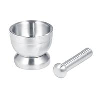 ANKROYU Mortier Et Pilon, Ensemble De Bols De Broyage De Mélange De Cuisine En Acier Inoxydable, Outil De Broyeur De Pilules D'épice D'ail De Poudre De Café De Cuisine