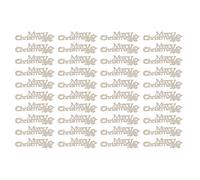 ANKROYU Mots de Noël tranches de bois 40 pièces ornements de vacances ensemble d'artisanat de bricolage pour décorations d'arbre fournitures de fête décor festif à la maison pannea