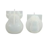 ANKROYU Moule de silicone de vache 3D Moules de résine animale diy Moule de silicone époxy en trois dimensions pour fabriquer des décorations maison matériaux de silicone