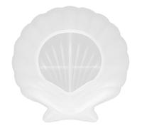 ANKROYU Moule En Résine Coquille Saint-Jacques, Moule en Silicone pour Plateau de Bijoux, Moule en Forme de Coquille pour Plateau de Bricolage, Moule à Plaque de Silicone Vague