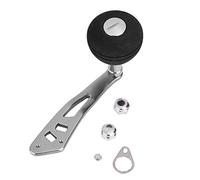 ANKROYU Moulinet de pêche à manivelle, Bras à Bascule en métal Robuste avec poignée antidérapante en EVA, Compatible avec la Plupart des moulinets Baitcasting à Profil Bas, Accessoires de