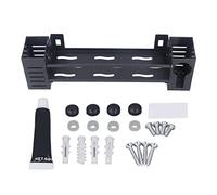 ANKROYU Multifunctional Wall Mount Storage Shelf Home Storage Rack Kitchen Holder Bathroom Toiletry Organizer Carbon Steel Rustproof Space Saving Design for Kitchen Bathroom (Tube à baguettes