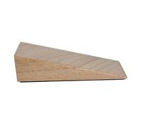 ANKROYU Non Slip Door Stopper Wedge Premium Beech Wood Heavy Duty Noise Reduction Door Stop for Home Office Bedroom Bathroom 1PC 9cm (Lumière)