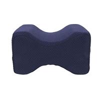 ANKROYU Oreiller de Jambe en Mousse à Mémoire de Forme, Oreiller de Jambe pour Salon de Massage, Oreiller de Mise en Forme des Jambes à Clipser(Bleu Marine)