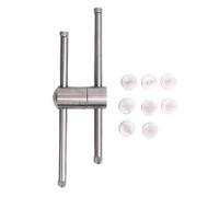 ANKROYU Outil de Presse Professionnel pour Queue de Billard, compresseur de Pointe de Queue de Billard en Acier Inoxydable pour Joueurs de Snooker et de Billard avec 8 rainures de