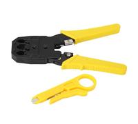 ANKROYU Outil de sertissage de fil de réseau professionnel 3 en 1 pince à sertir multifonction RJ45 avec coupe dénudage sertissage pour têtes de cristal 4P 6P 8P alarme téléphoniqu