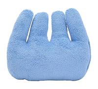 ANKROYU Palm Grip, Dispositif D'entraînement De Rééducation des Doigts En Duvet De Coton, Coussin De Contracture de la Main, Séparateurs De Doigts Pour Utilisation Contre(Couleur bleue)