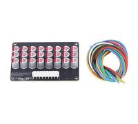 ANKROYU Panneau de Protection d'équilibrage de Batterie à 8 Cordes, Module d'égaliseur de Tension de qualité Professionnelle pour Batteries au Lithium Fer ternaire, composant élect