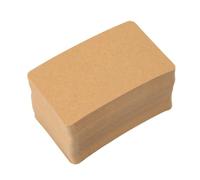 ANKROYU Papier de papier cartonné Kraft Premium épais cartes postales vierges imprimables cartes d'artisanat invitations de mariage cartes de voeux terminées mate 100 ou 200 feuill (9x5.4cm /