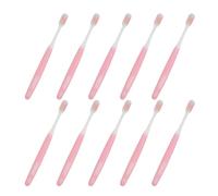 ANKROYU Paquet de 10 brosses à dents interdentaires, ensemble de brosses à dents, manche en caoutchouc souple pour le nettoyage des appareils dentaires, blanchiment des dents et so
