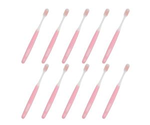 ANKROYU Paquet de 10 brosses à dents interdentaires, ensemble de brosses à dents, manche en caoutchouc souple pour le nettoyage des appareils dentaires, blanchiment des dents et so