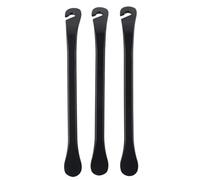 ANKROYU Paquet de 3 démonte-pneus de vélo robustes, outils de cuillère à pneu en acier au carbone de qualité professionnelle avec poignée antidérapante et crochet à rayons pour la