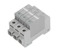 ANKROYU Parafoudre photovoltaïque 3P Haute Performance DC1000 V parafoudre Conception compacte pour systèmes d'énergie Solaire matériau PC 3 pôles SPD