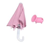 ANKROYU Parapluie de téléphone Portable Mignon à Angle réglable en PVC en métal pour téléphone, Couverture Anti-Soleil pour la pêche, la Conduite, Les activités de Plein air (Rose)