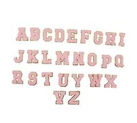ANKROYU Patches de lettre brodées fer sur 26 Lettres d'alphabet Design DIY Vêtements Décoration Réparation personnalisée Beautiful Polyester 1 Ensemble pour la plupart des scénario