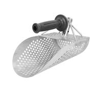 ANKROYU Pelle à Sable de Plage, détecteur en Acier Inoxydable, Pelle à Creuser, Portable, Pliable, tamisant efficacement Le Sable pour Les Voyages d'aventure en Plein air, détectio