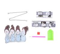 ANKROYU Pendentif en strass exquis et unique, accessoires d'ornement décoratif pour peinture à faire soi-même, décoration murale de porte de maison, kit d'art en strass 5D vif avec