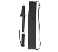 ANKROYU Perche télescopique professionnelle en alliage d'aluminium de 1,5 m, monopode de mesure portable GPS RTK, matériel de topographie léger et durable pour la construction et l