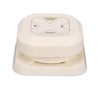 ANKROYU Perforateur 4 en 1 pour étiquettes d'angle, outil de bricolage portable multifonctionnel pour cartes en papier, photos, cartes de visite, acier inoxydable et plastique