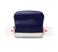 ANKROYU Perforateur à 6 trous en métal robuste, outil de perforation pour papier A4 A5 B5, carnet de notes à feuilles mobiles, classeur, fournitures scolaires et de bureau, bleu fo