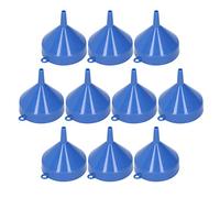 ANKROYU Petit entonnoir distributeur en plastique de remplissage entonnoir de cuisine pour eau liquide huile avec large bouche base stable paquet de 10 outil multifonctionnel pour
