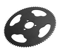 ANKROYU Pignon en acier 25H 78T robuste, pédalier trempé noir, équipement de remplacement haute performance pour mini-vélos 47cc 49cc, VTT, Go Karts, construction en acier durable,