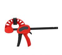 ANKROYU Pince à bois robuste de type F de 6 pouces, pince de fixation réglable de qualité professionnelle avec mandrin en caoutchouc souple pour les projets de menuiserie, plastiqu