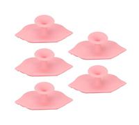 ANKROYU Pinceaux à Lèvres Exfoliants en Silicone, 5PCS Exfoliant en Silicone Flexional avec Ventouse Gommage Doux et Flexible, Outil de Brosse Exfoliant Profond