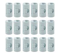 ANKROYU Pinces à draps réglables, 18 pièces, pinces antidérapantes pour draps, attaches sécurisées pour matelas à bords surélevés, matériau ABS 4,3 x 2,3 x 2,3 cm (Bleue)