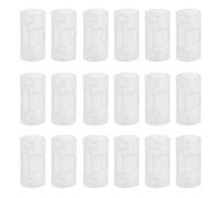 ANKROYU Pinces à draps réglables, 18 pièces, pinces antidérapantes pour draps, attaches sécurisées pour matelas à bords surélevés, matériau ABS 4,3 x 2,3 x 2,3 cm (Transparente)