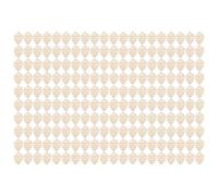 ANKROYU Pine Cone Wood Chips 200Pcs Natural MDF DIY Craft Blanks for Home Decoration Jewelry Making and Art Projects 5x3.5cm