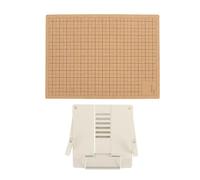 ANKROYU Planche et support en macramé réglables double face en liège pour le tissage de bracelets et la fabrication de bijoux, projets artisanaux, usage domestique