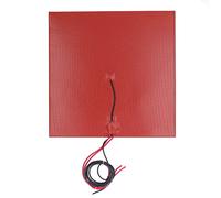 ANKROYU Plaque chauffante en silicone pour imprimante 3D, 450 W, 350 mm x 350 mm, haute température, thermistance 100 K, répartition uniforme de la chaleur, adhésif puissant pour p (24 V CC)