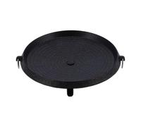 ANKROYU Plaque de gril à barbecue plaque à pâtisserie antiadhésive outil de cuisson à barbecue portable conception inclinée pour une double couche saine alliage d'aluminium épais p (Plateau de