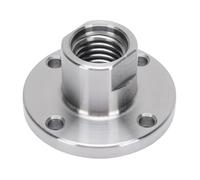 ANKROYU Plaque frontale de tour à bois de 2 pouces, plaque frontale à bride en acier allié robuste pour bol de tournage du bois, compatible avec un filetage de broche de 1 pouce x